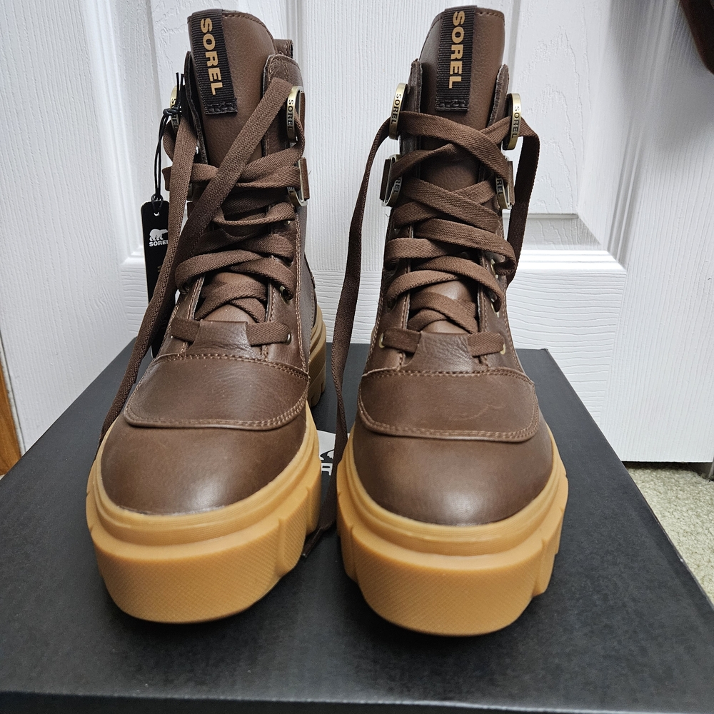 Sorel Women's Brown Lace Up Boots